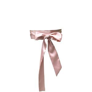 4382 Satin Sash Belt For Bridal Wedding Bridesmaid Dress 2'' Wide Double